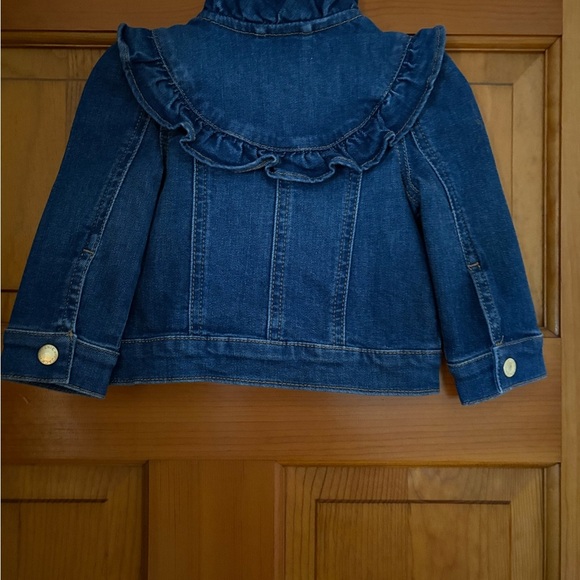 NWT Janie and Jack Ruffled Blue Jean Jacket - Picture 3 of 4